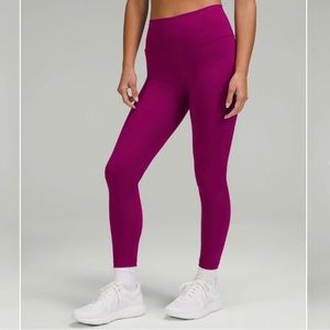 Lululemon wunder train high rise